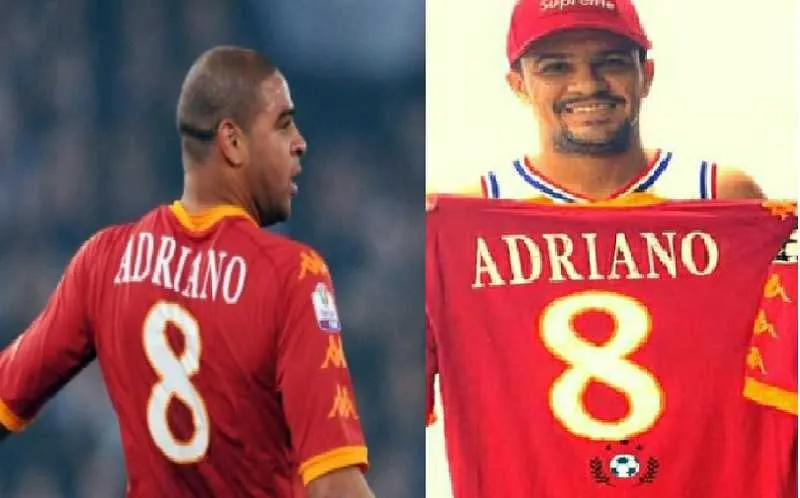 Em 2010, Adriano Imperador retornou ao futebol italiano para defender as cores da Roma. No ano seguinte, o gonçalense Rafael Bastos trocou de camisa com Adriano, após o jogo entre Roma e XX, pela Champions League.