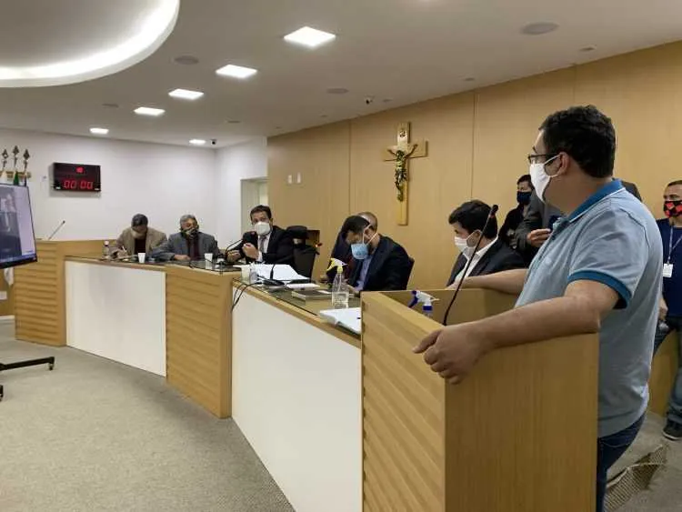 Secretário de Saúde de São Gonçalo, Jefferson Antunes, esteve presente na última plenária no Palácio 22 de Setembro