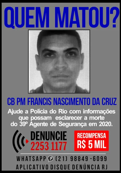 Francis Nascimento da Cruz, de 39 anos