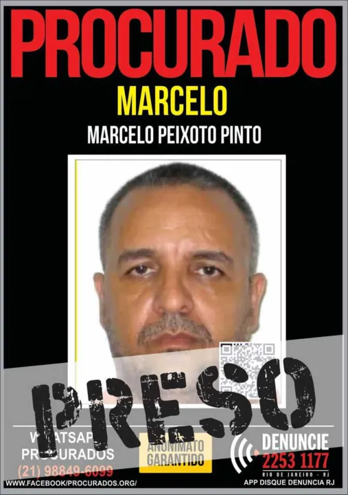 Marcelo já estava sendo monitorado e foi preso no bairro de Bracuí
