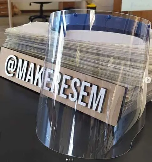 Imagem ilustrativa da imagem Projeto de pesquisa da UFF produz EPI de prevenção contra covid