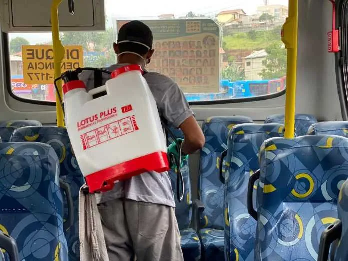 Sanitização seguem realizadas em vários pontos do municipio