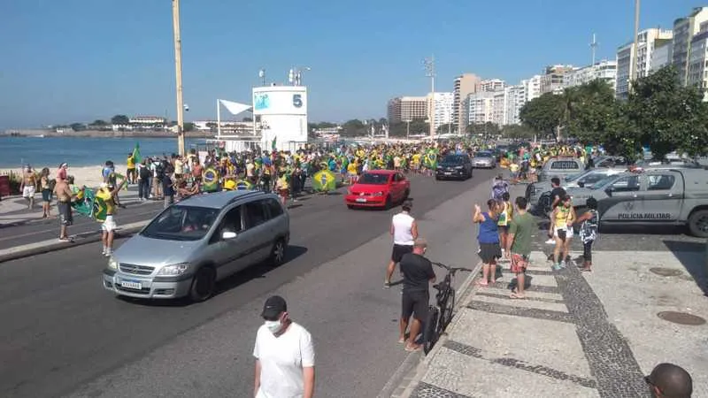 Mesmo com pandemia, manifestações foram vistas nas ruas