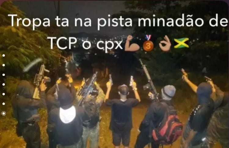 Traficantes do TCP comemoraram ação da PM