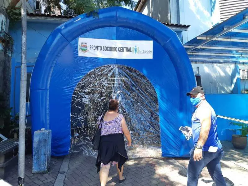 Imagem ilustrativa da imagem Anvisa questiona eficácia de túnel de desinfecção em hospital de São Gonçalo