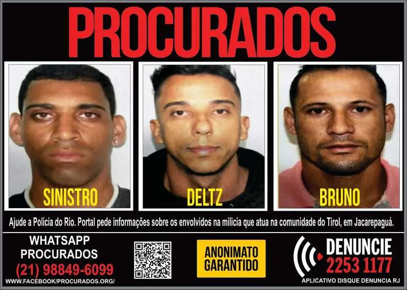 Os integrantes da milícia são acusados de integrar organização criminosa