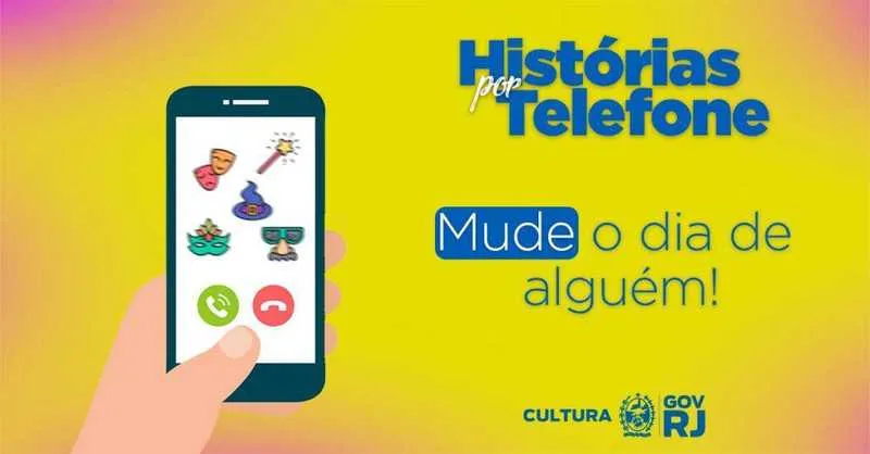 As inscrições para participar do Histórias por Telefone seguem abertas. 
