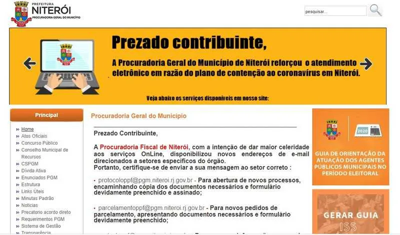 Imagem ilustrativa da imagem Procuradoria Geral do Município abre mais canais de atendimento online