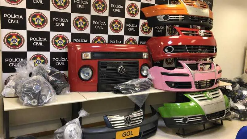 Peças estavam em lojas de Nova Iguaçu #OSG 