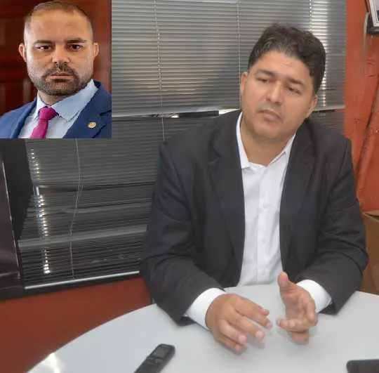 Sales quer contar com apoio do deputado estadual Filippe Poubel (no detalhe) que é um dos principais nomes da ala Bolsonarista no Estado do Rio