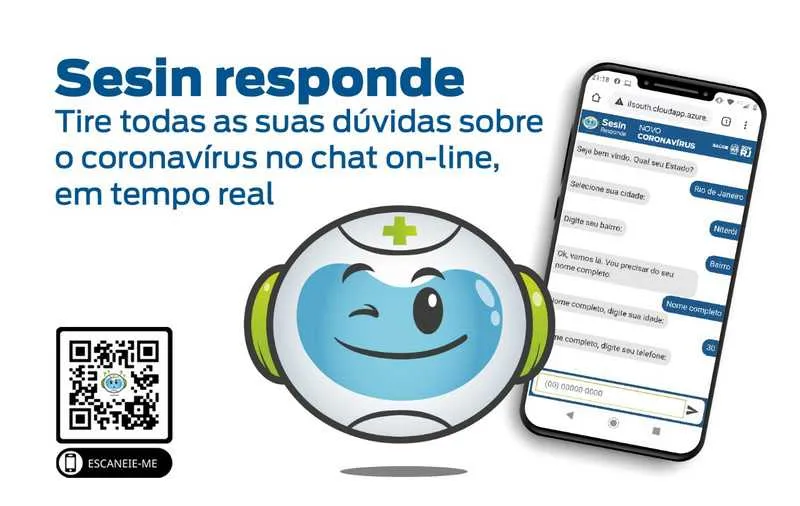 “Sesin Responde”: chabot contra a Covid-19 orienta o público sobre sintomas e quando buscar assistência médica
