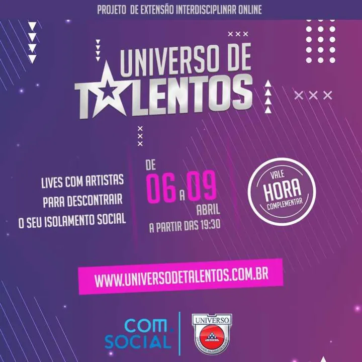 O evento ocorrerá desta segunda-feira (06) até a próxima quinta-feira (09), todo os dias, a partir das 19h30. 