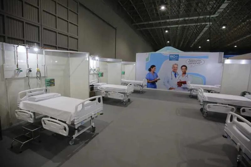 O Hospital de Campanha da Prefeitura, no Riocentro, aumentou sua capacidade para mais 40 leitos