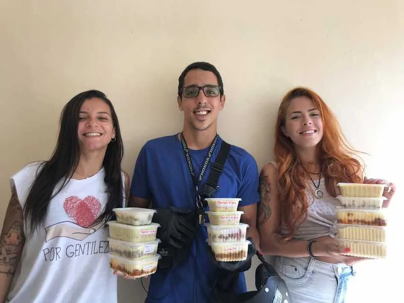 Os três amigos fundaram "A Cozinha" em plena pandemia 