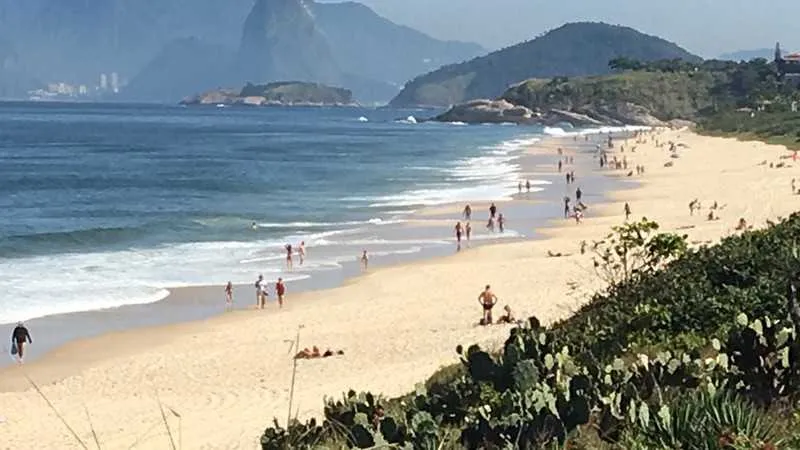 Praia de Camboinhas no último domingo
