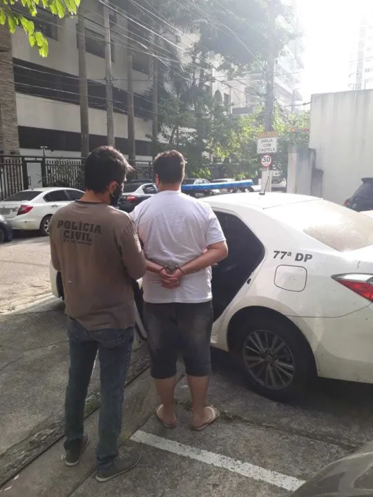 O criminoso foi levado para a 77ª DP (Icaraí)