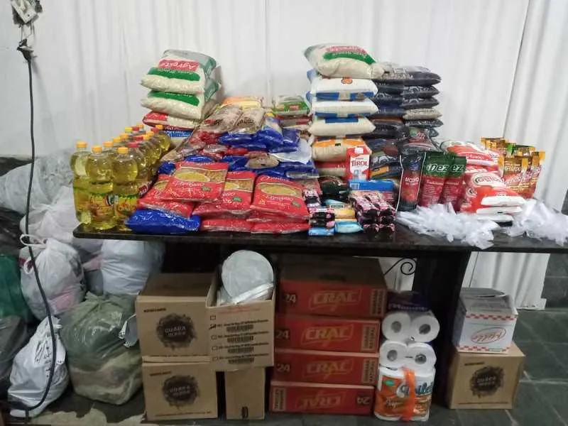 Os integrantes do CEOM estão arrecadando alimentos para os idosos do Abrigo Cristo Redentor