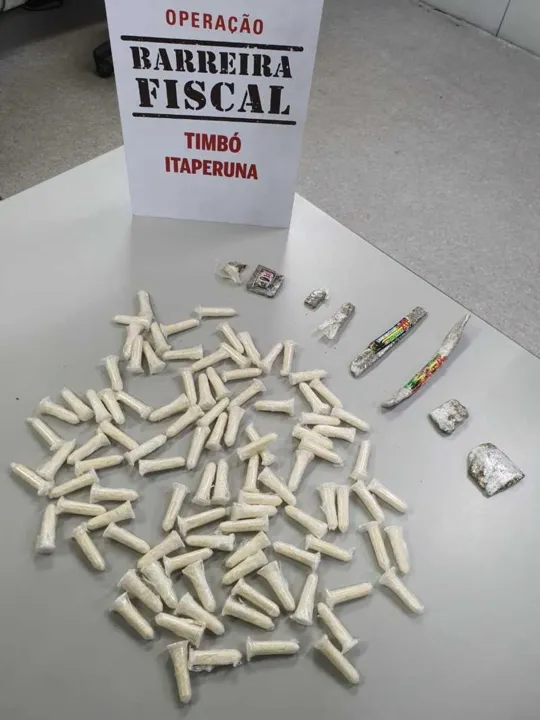  A droga apreendida vinha do Espírito Santo e seguia para Niterói
