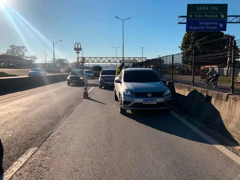 O acidente em Itaboraí ocorreu nesta manhã (20)