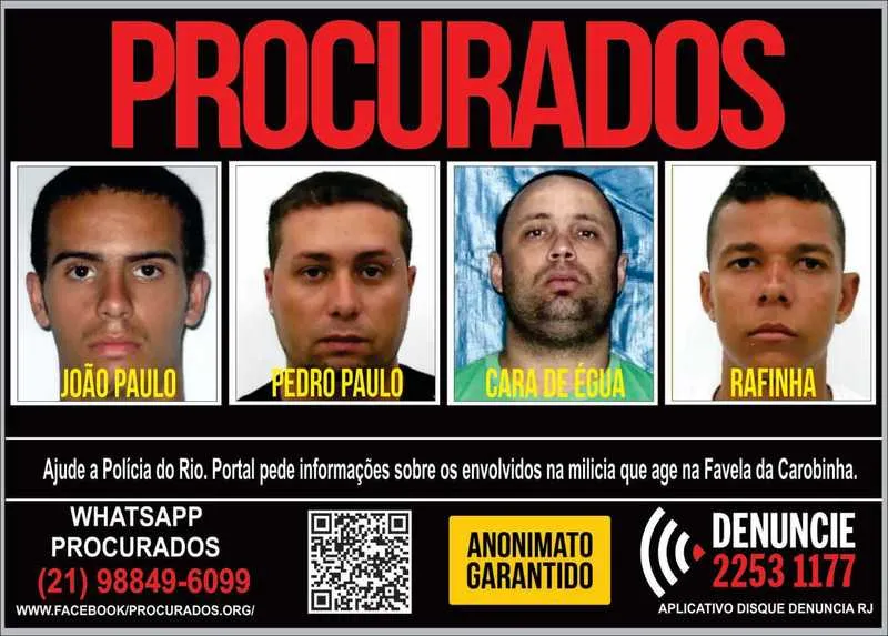 Imagem ilustrativa da imagem Envolvidos em homicídios praticados pela milícia são procurados pela polícia no Rio