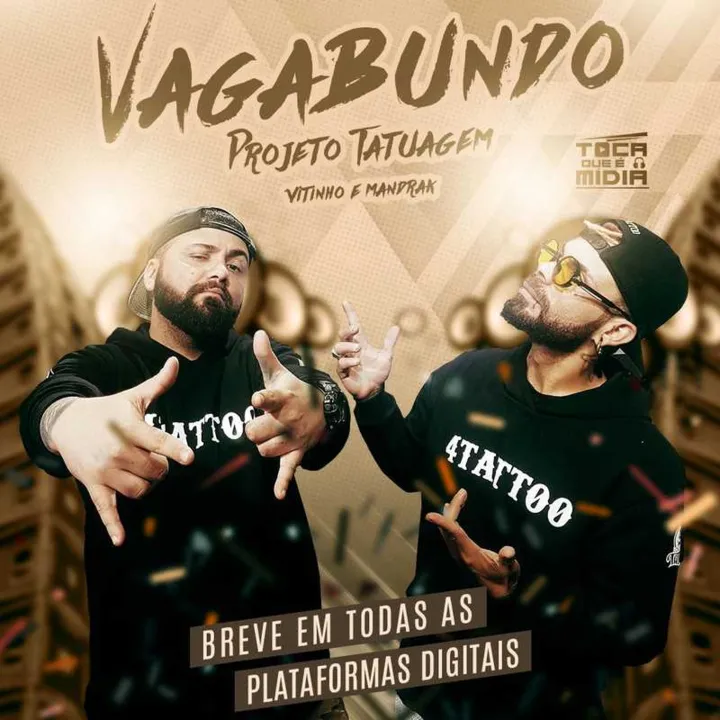 O cantor lançou a música "Vagabundo" nas plataformas digitais 