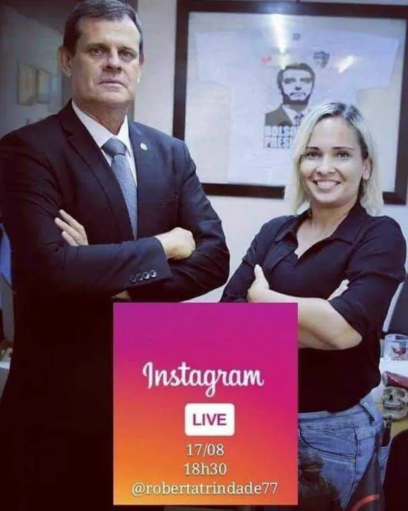 Imagem ilustrativa da imagem Deputado Coronel Salema participa de live da jornalista Roberta Trindade