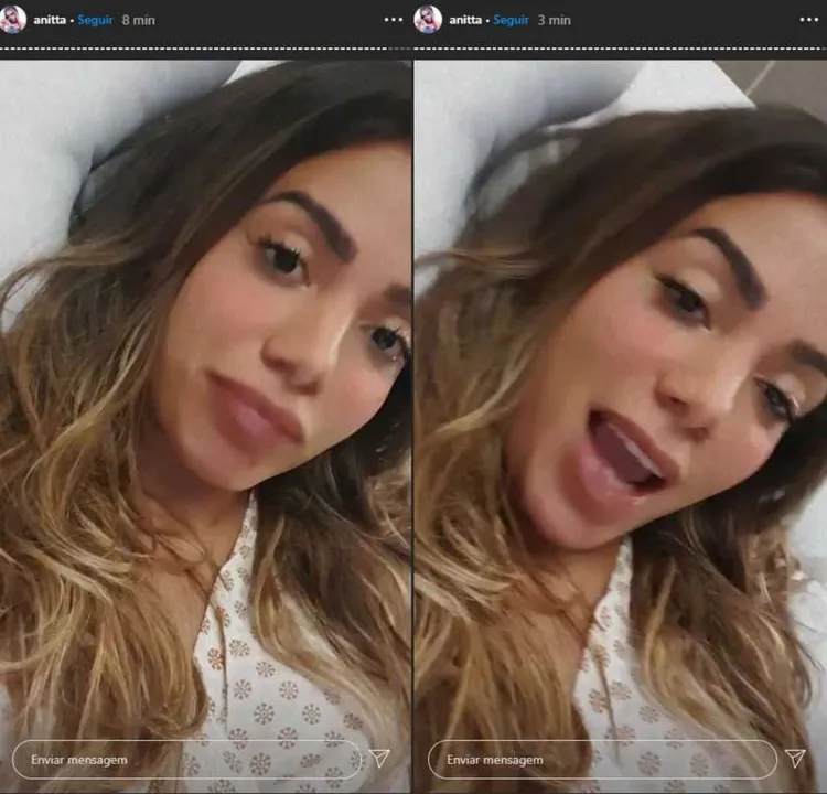 A cantora disse que já está tratando da trombose 