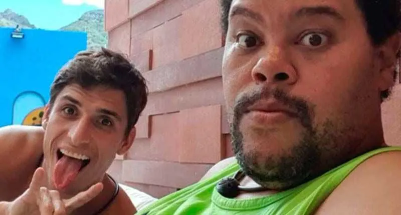 Os dois ficaram muito amigos no programa