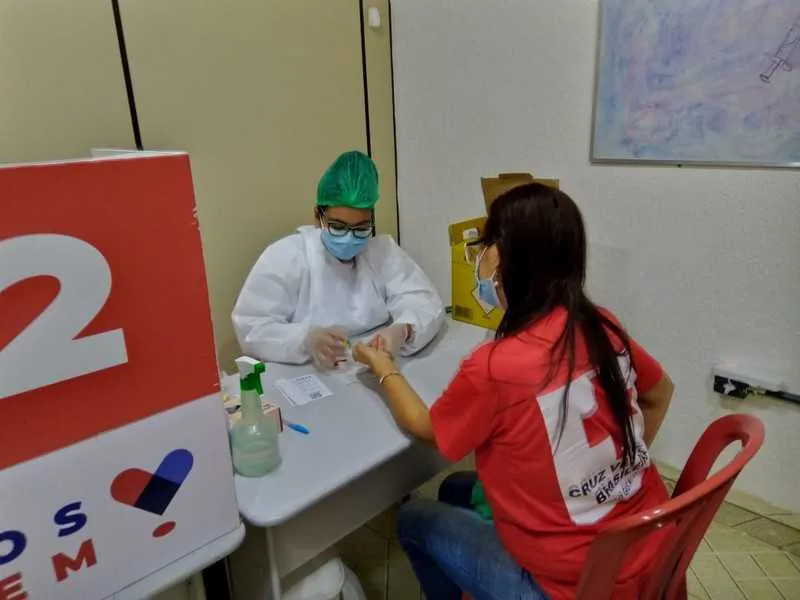 Imagem ilustrativa da imagem Cruz Vermelha realiza testes gratuitos da Covid-19