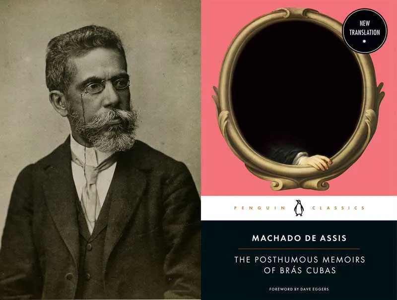 Capa do livro 'Memórias Póstumas de Brás Cubas', em inglês. As obras de Machado de Assis são consideradas o suprassumo da literatura brasileira