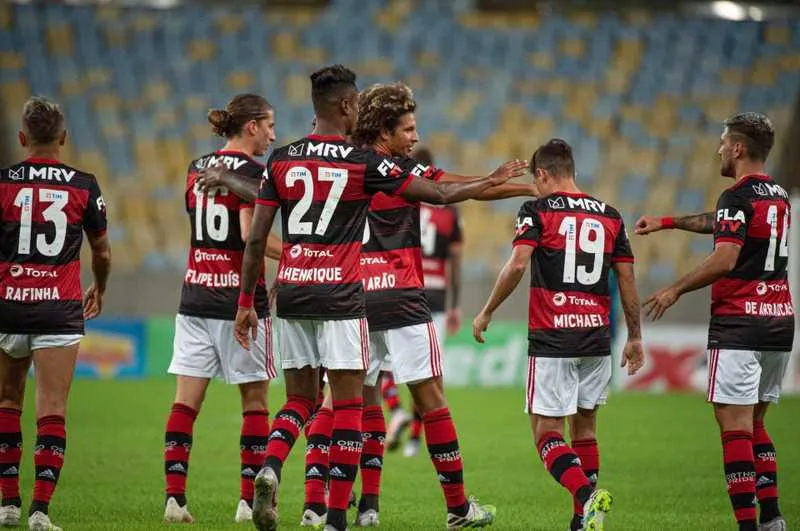 O time do Flamengo se destacou durante a partida 