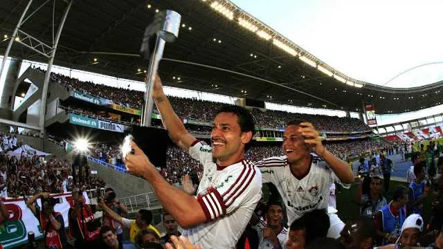 Centroavante Fred que foi o ícone da conquista da época. Está em vias de retornar ao Tricolor das Laranjeiras