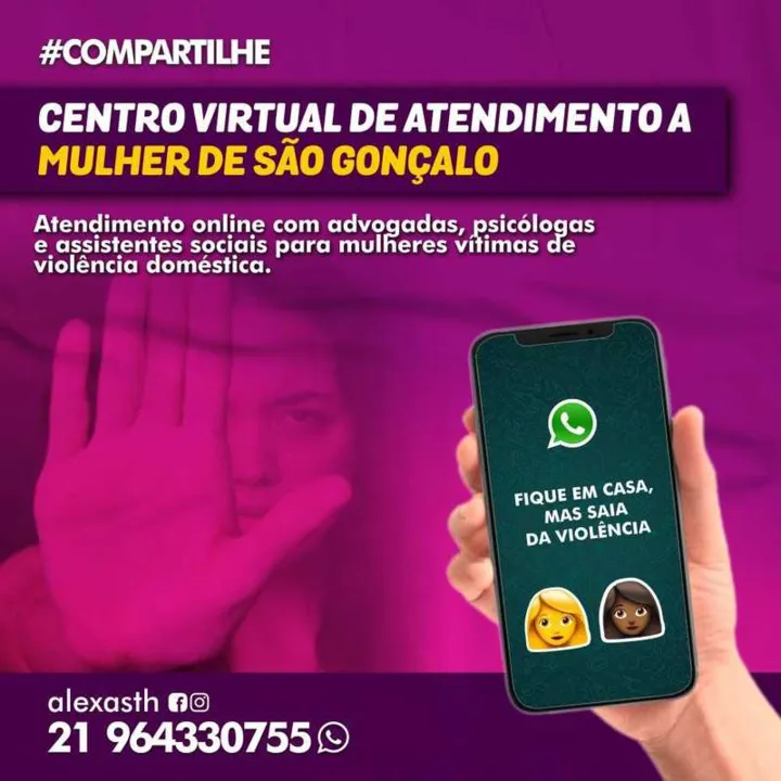 Grupo inicia serviço de atendimento virtual à mulheres que sofrem com algum tipo de violência
