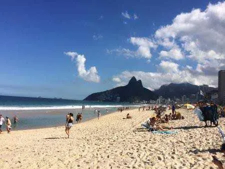 Foto da orla do Rio de Janeiro.