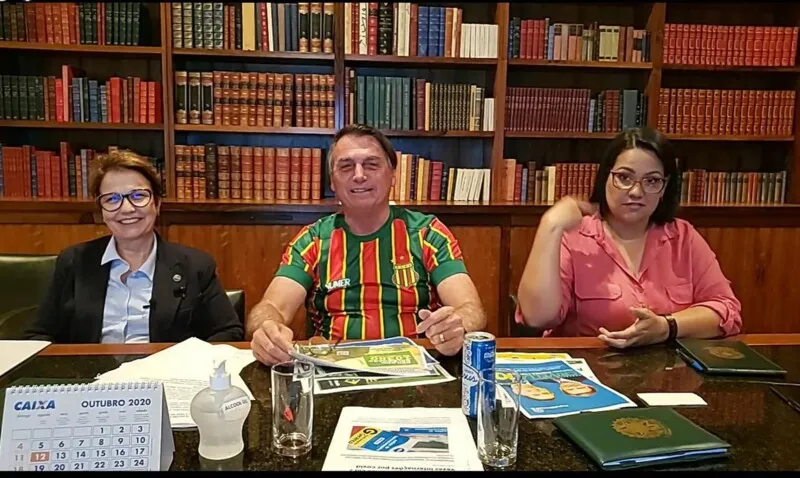 Ministra da Agricultura falou sobre a questão do arroz em live de Bolsonaro