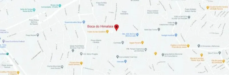 O loca estaria marcado como 'Boca do Himalaia' no Google