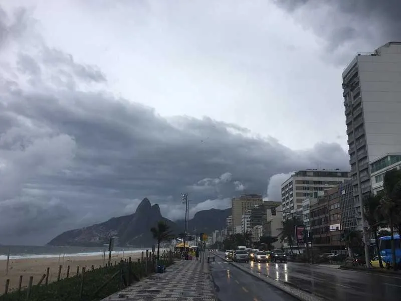 Frente fria chegando no estado.