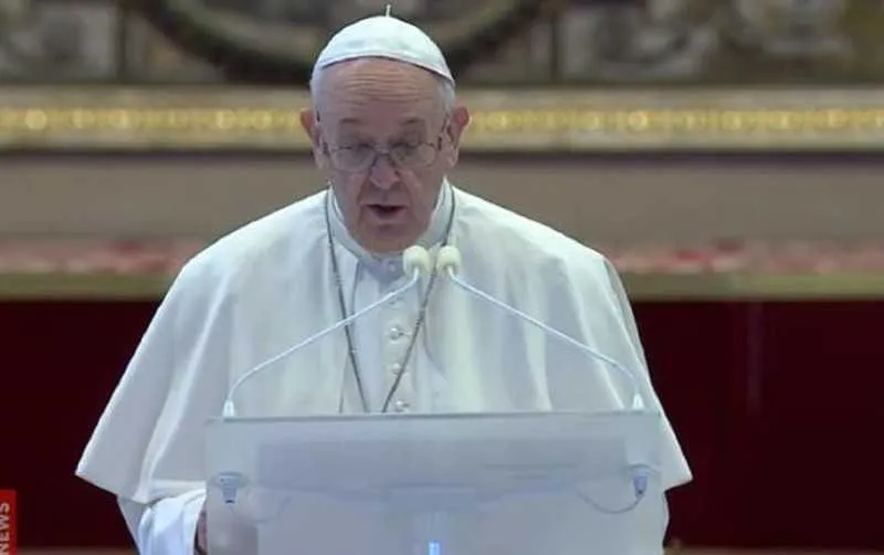 O Papa Francisco falou sobre a situação do mundial e a pandemia do Covid-19
