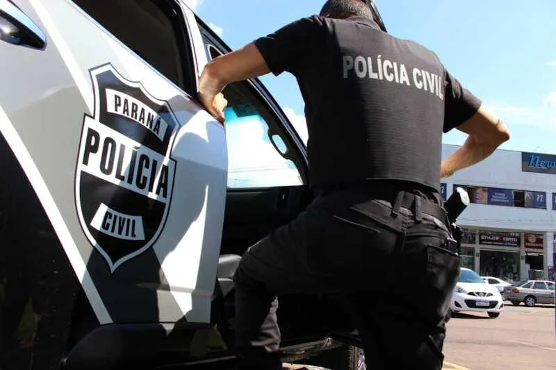 Os agentes da Polícia Civil estavam na busca pelo suspeito 