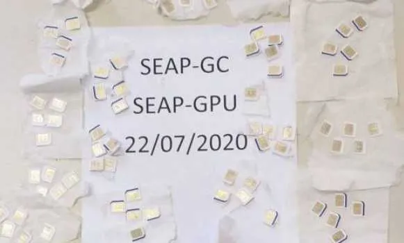 Advogado tentou entrar em Bangu 3 com 115 chips em rolos de papel higiênicos