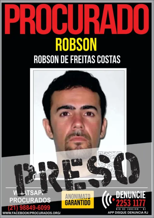 Robson de Freitas Costa foi preso nesta quinta-feira (22)
