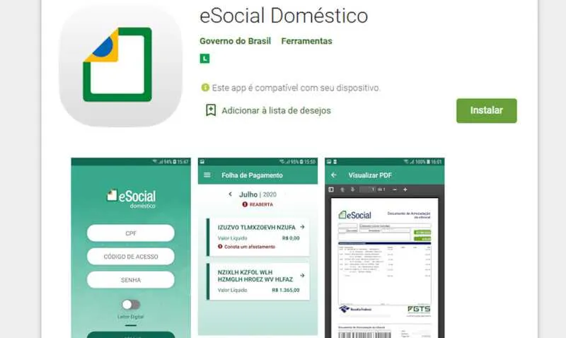 Imagem ilustrativa da imagem Governo lança aplicativo eSocial Doméstico para dispositivos móveis