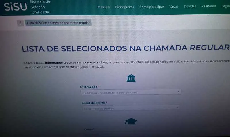 A segunda edição do Sisu recebeu 814.476 inscritos