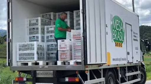 Os donativos vão abastecer o Mesa Brasil Sesc RJ