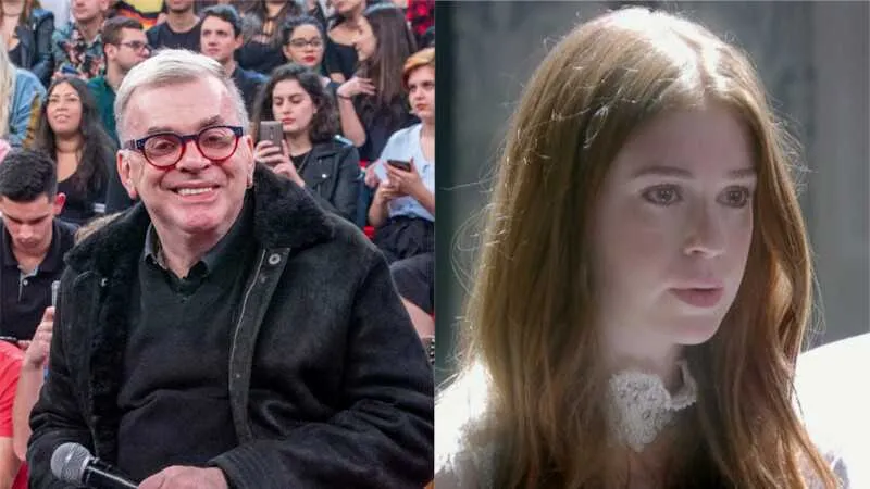 O autor Walcyr Carrasco e a atriz Marina Ruy Barbosa divergiram sobre polêmica em novela Amor à Vida (2013)