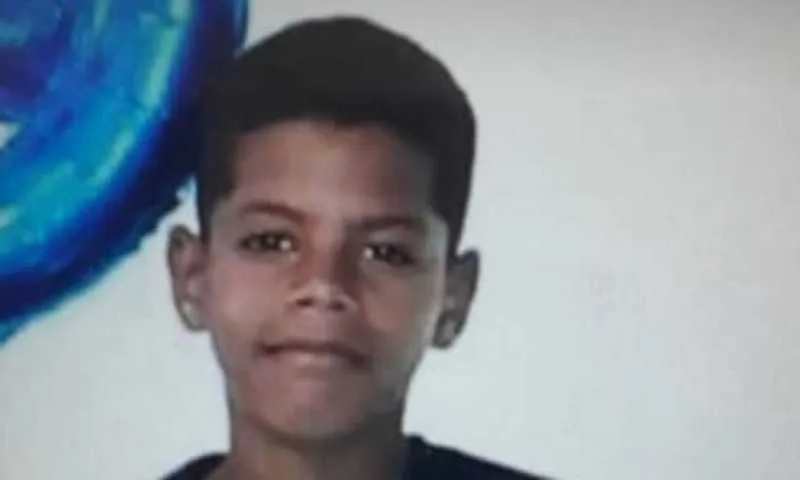 Kauã Vitor da Silva, 11 anos, morto no último dia 25, na porta de casa no Complexo da Maré