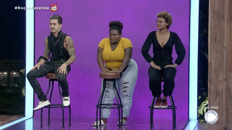 Biel, Jojo e Lidi disputam a permanência na casa pela roça nesta segunda-feira