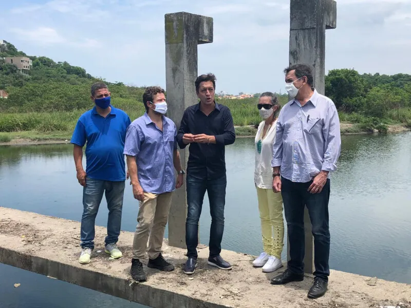 A comissão teve a presença do presidente da Cosan, deputado Gustavo Schmidt, e do presidente do Inea, João Eustáquio
